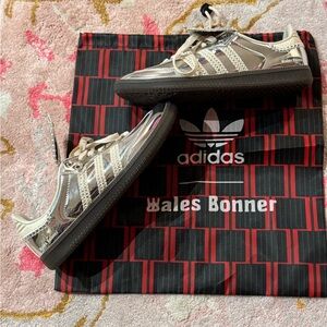 Adidas x Wales Bonner Silver Chrome Sneakers